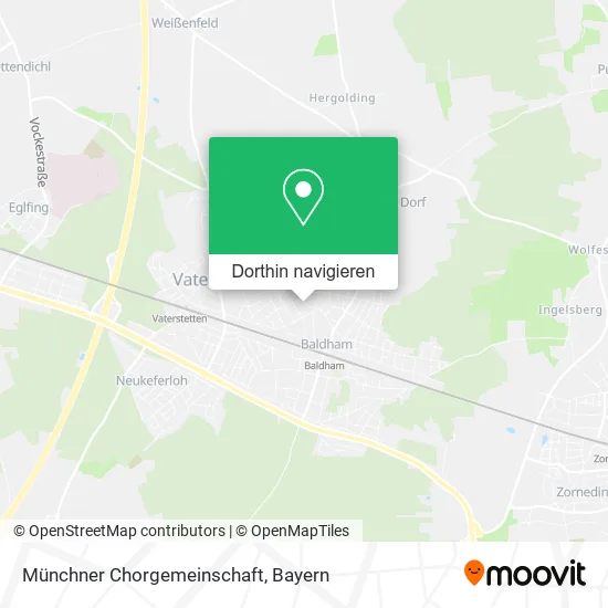 Münchner Chorgemeinschaft Karte