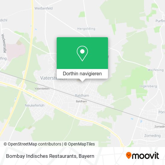 Bombay Indisches Restaurants Karte