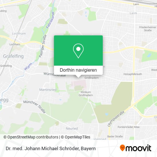 Dr. med. Johann Michael Schröder Karte