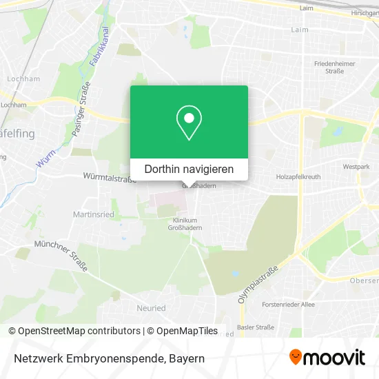 Netzwerk Embryonenspende Karte