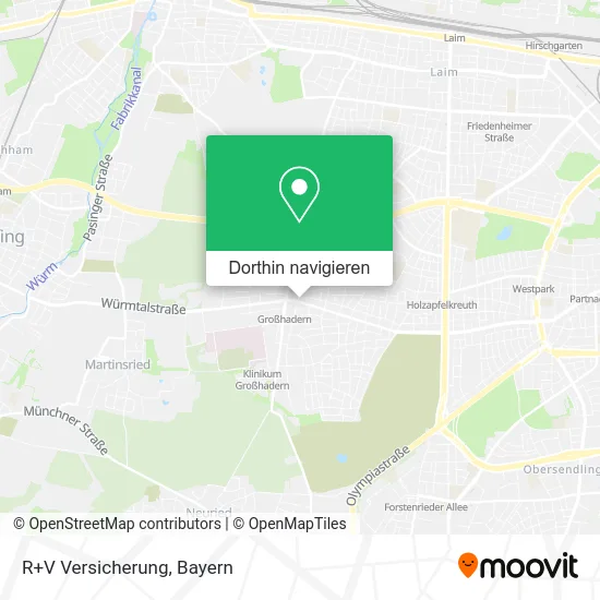 R+V Versicherung Karte