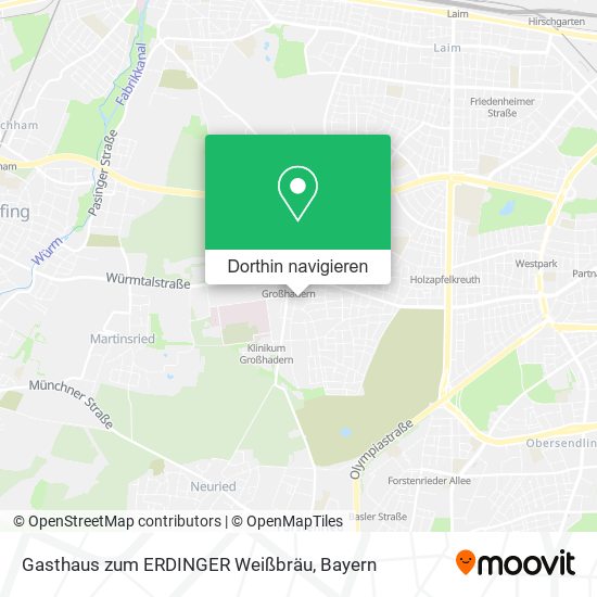 Gasthaus zum ERDINGER Weißbräu Karte