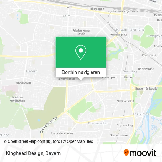 Kinghead Design Karte