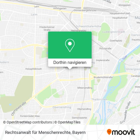 Rechtsanwalt für Menschenrechte Karte