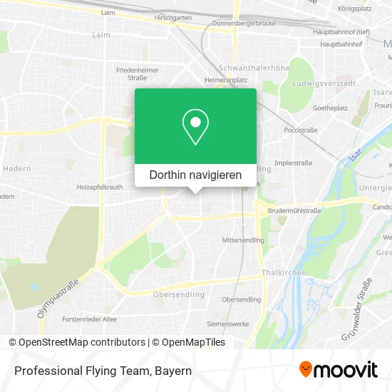 Professional Flying Team Karte