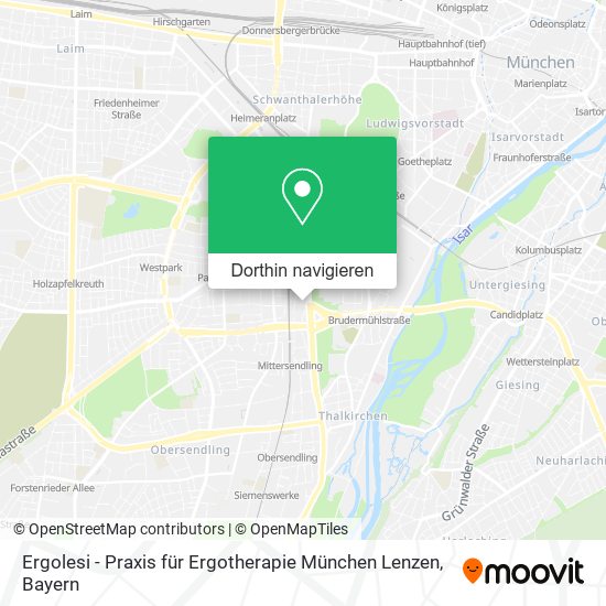 Ergolesi - Praxis für Ergotherapie München Lenzen Karte