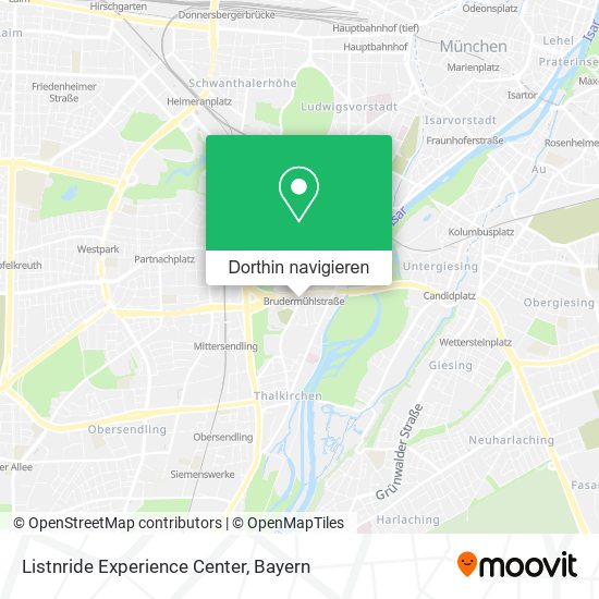 Listnride Experience Center Karte