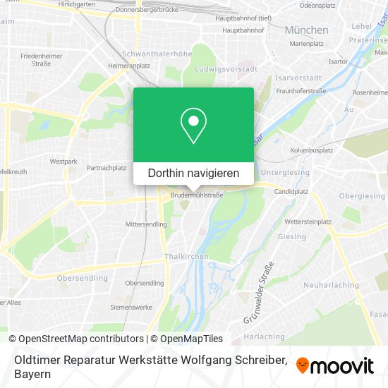 Oldtimer Reparatur Werkstätte Wolfgang Schreiber Karte