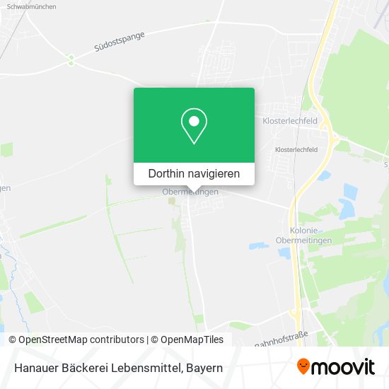 Hanauer Bäckerei Lebensmittel Karte