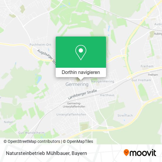 Natursteinbetrieb Mühlbauer Karte