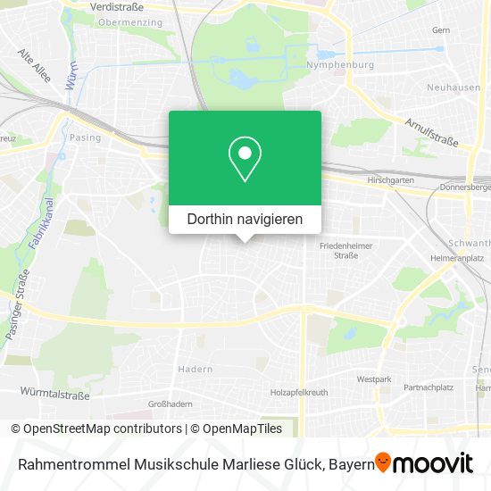 Rahmentrommel Musikschule Marliese Glück Karte