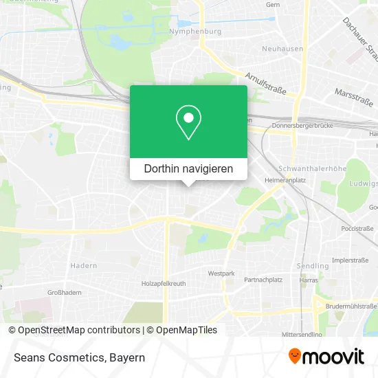 Seans Cosmetics Karte