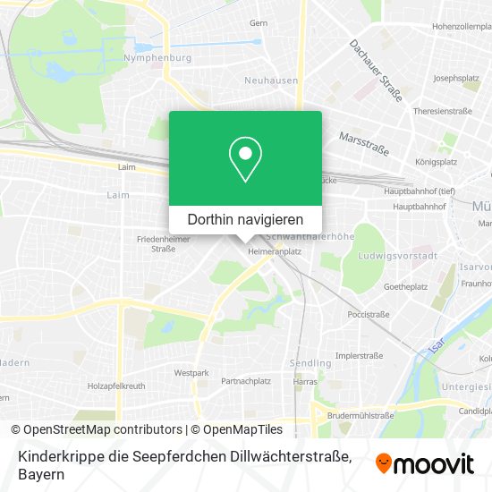 Kinderkrippe die Seepferdchen Dillwächterstraße Karte