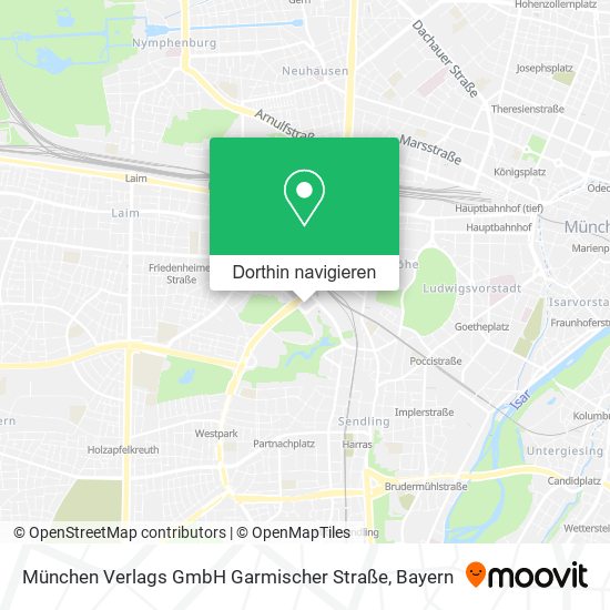 München Verlags GmbH Garmischer Straße Karte