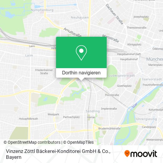 Vinzenz Zöttl Bäckerei-Konditorei GmbH & Co. Karte