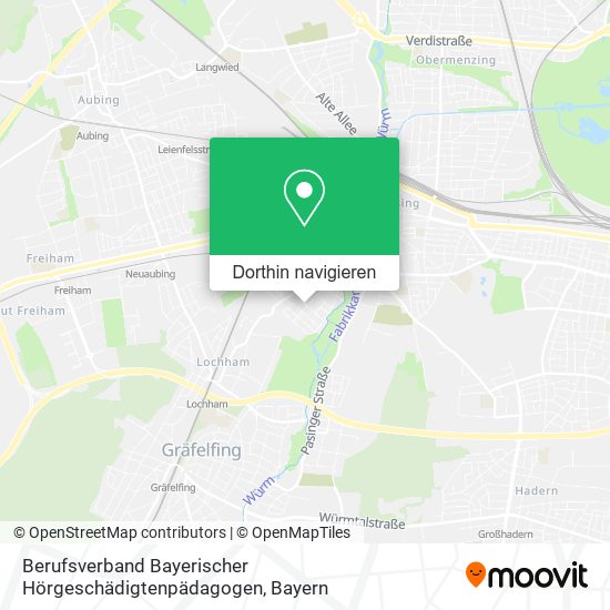 Berufsverband Bayerischer Hörgeschädigtenpädagogen Karte
