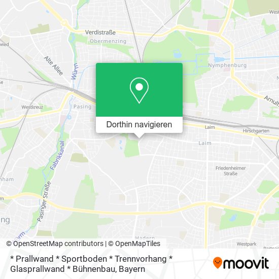 * Prallwand * Sportboden * Trennvorhang * Glasprallwand * Bühnenbau Karte