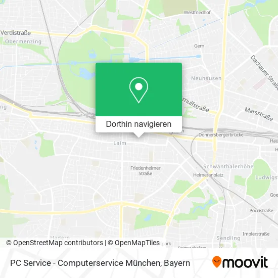 PC Service - Computerservice München Karte