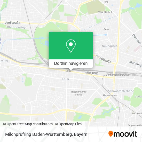 Milchprüfring Baden-Württemberg Karte