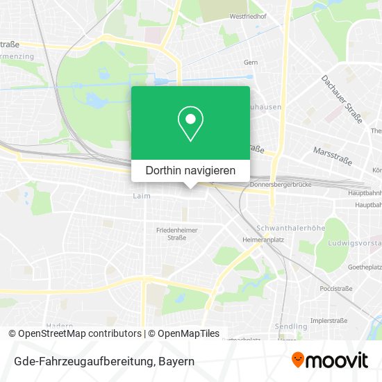 Gde-Fahrzeugaufbereitung Karte