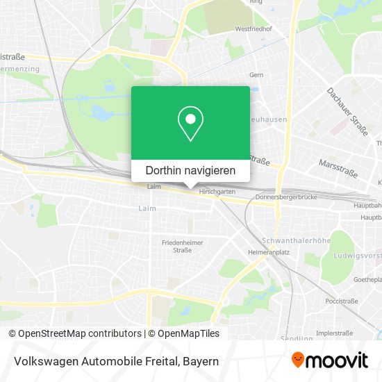 Volkswagen Automobile Freital Karte