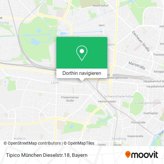 Tipico München Dieselstr.18 Karte