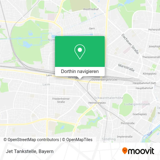 Jet Tankstelle Karte