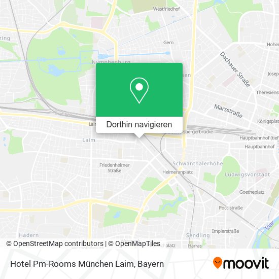 Hotel Pm-Rooms München Laim Karte