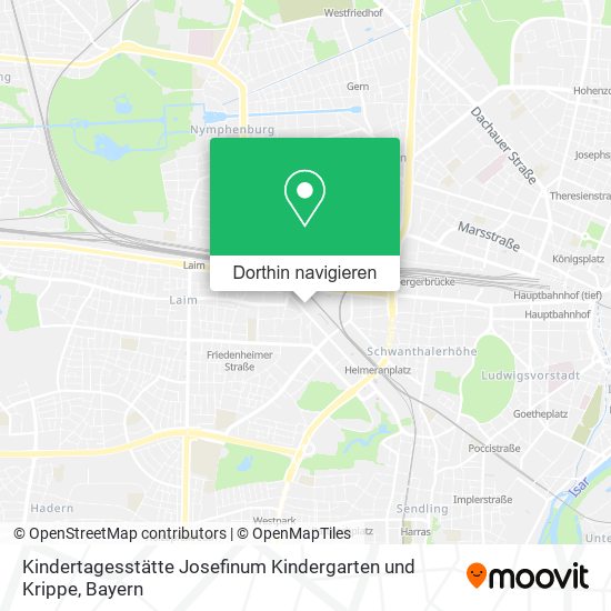 Kindertagesstätte Josefinum Kindergarten und Krippe Karte