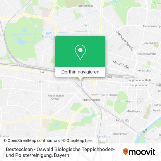 Bestexclean - Oswald Biologische Teppichboden- und Polsterreinigung Karte