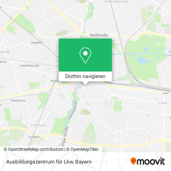 Ausbildungszentrum für Lkw Karte