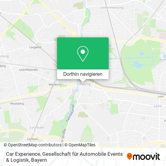 Car Experience, Gesellschaft für Automobile Events & Logistik Karte