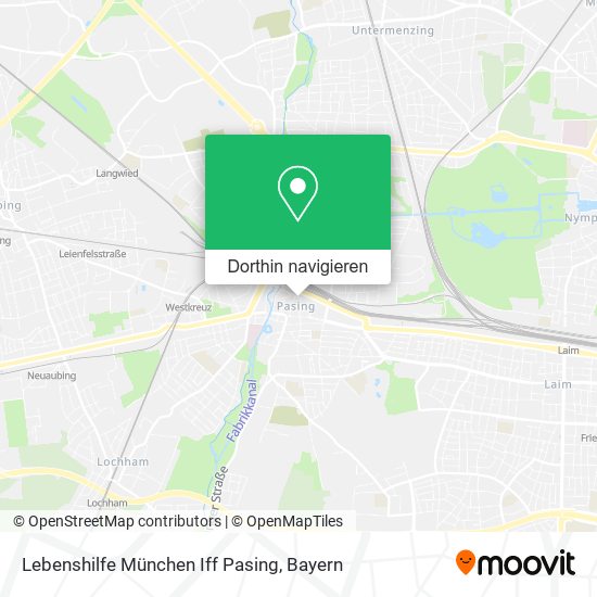 Lebenshilfe München Iff Pasing Karte