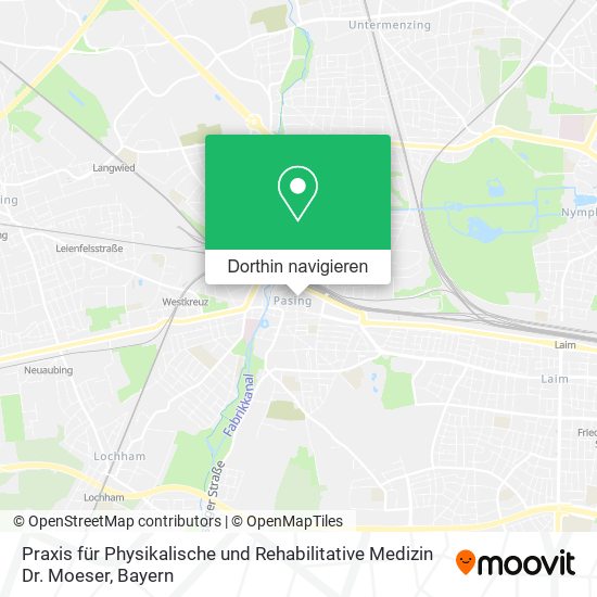 Praxis für Physikalische und Rehabilitative Medizin Dr. Moeser Karte