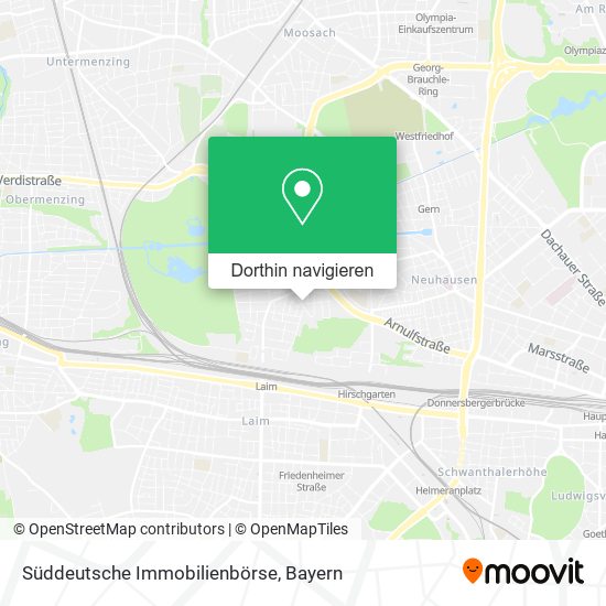 Süddeutsche Immobilienbörse Karte