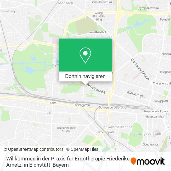 Willkommen in der Praxis für Ergotherapie Friederike Arnetzl in Eichstätt Karte
