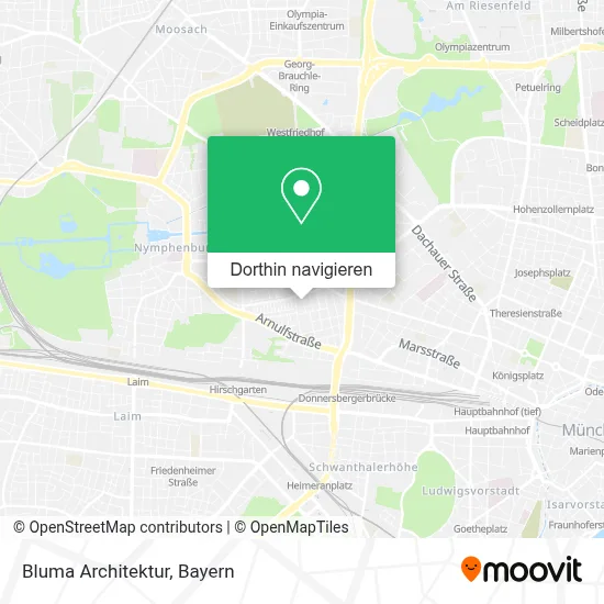 Bluma Architektur Karte