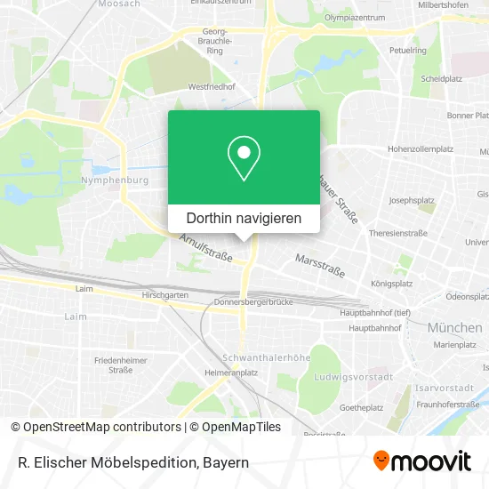 R. Elischer Möbelspedition Karte