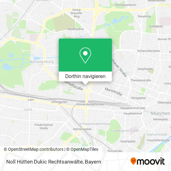 Noll Hütten Dukic Rechtsanwälte Karte