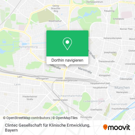 Clintec Gesellschaft für Klinische Entwicklung Karte