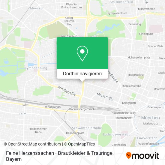 Feine Herzenssachen - Brautkleider & Trauringe Karte