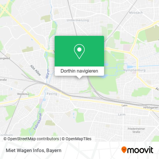 Miet Wagen Infos Karte