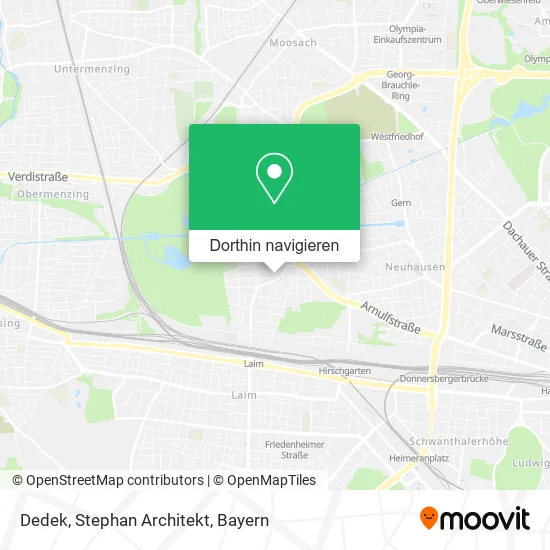 Dedek, Stephan Architekt Karte