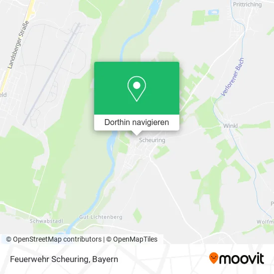 Feuerwehr Scheuring Karte