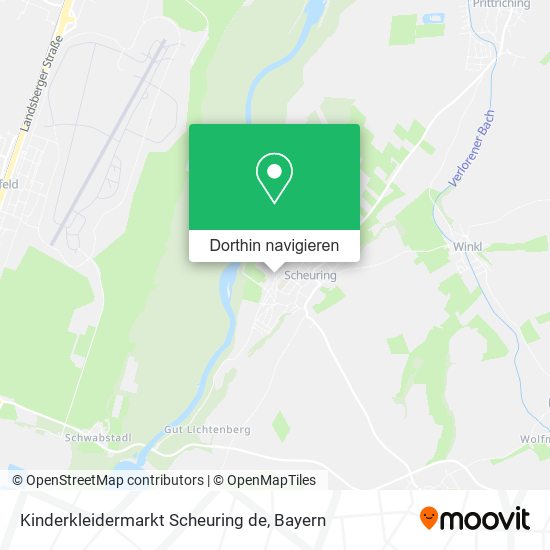 Kinderkleidermarkt Scheuring de Karte