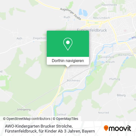 AWO-Kindergarten Brucker Strolche, Fürstenfeldbruck, für Kinder Ab 3 Jahren Karte