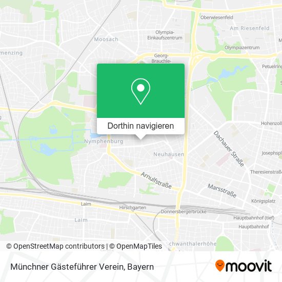 Münchner Gästeführer Verein Karte
