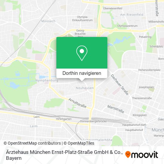 Ärztehaus München Ernst-Platz-Straße GmbH & Co. Karte