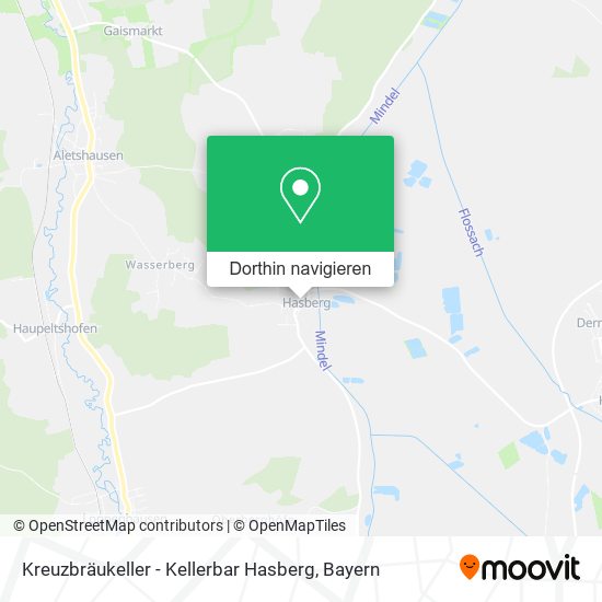 Kreuzbräukeller - Kellerbar Hasberg Karte