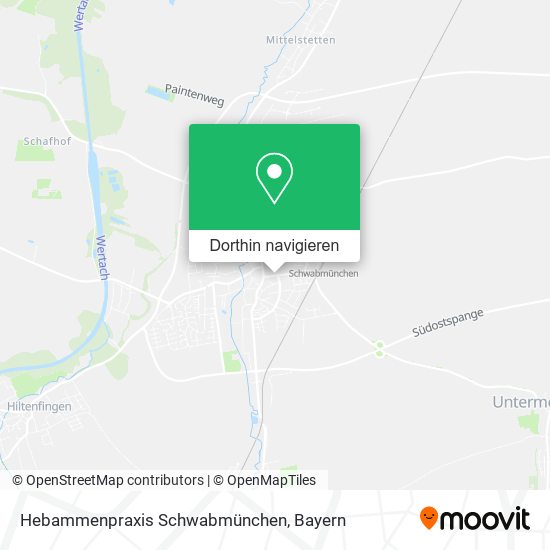 Hebammenpraxis Schwabmünchen Karte